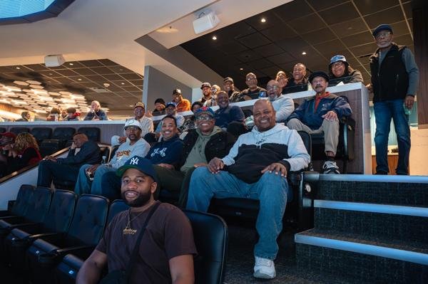 Brotherhood group in suite